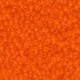 Miyuki rocailles kralen 11/0 - Matted transparent orange 11-138F